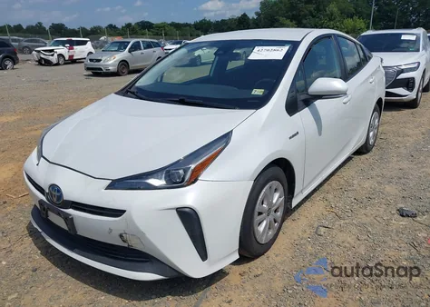 2021 Toyota Prius L Eco z USA, uszkodzony, nr VIN JTDKAMFUXM3151925